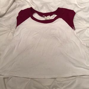 Forever 21 cropped cut-off tank top
